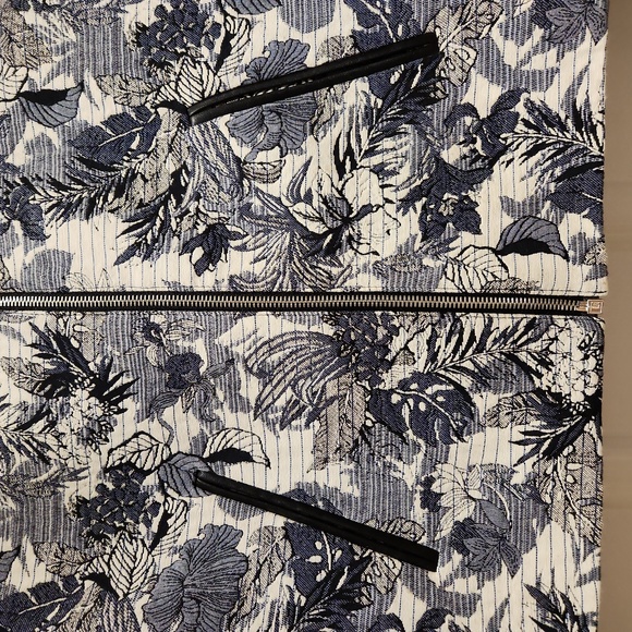 Zara floral bomber jacquard jacket - Picture 8 of 11